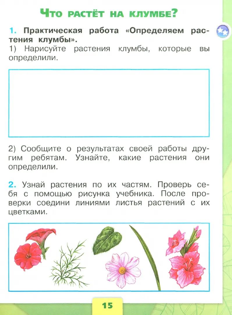 Плешаков Окружающий мир. 1 кл. (Приложение 1) Рабочая тетрадь. Часть 1 (Школа России)