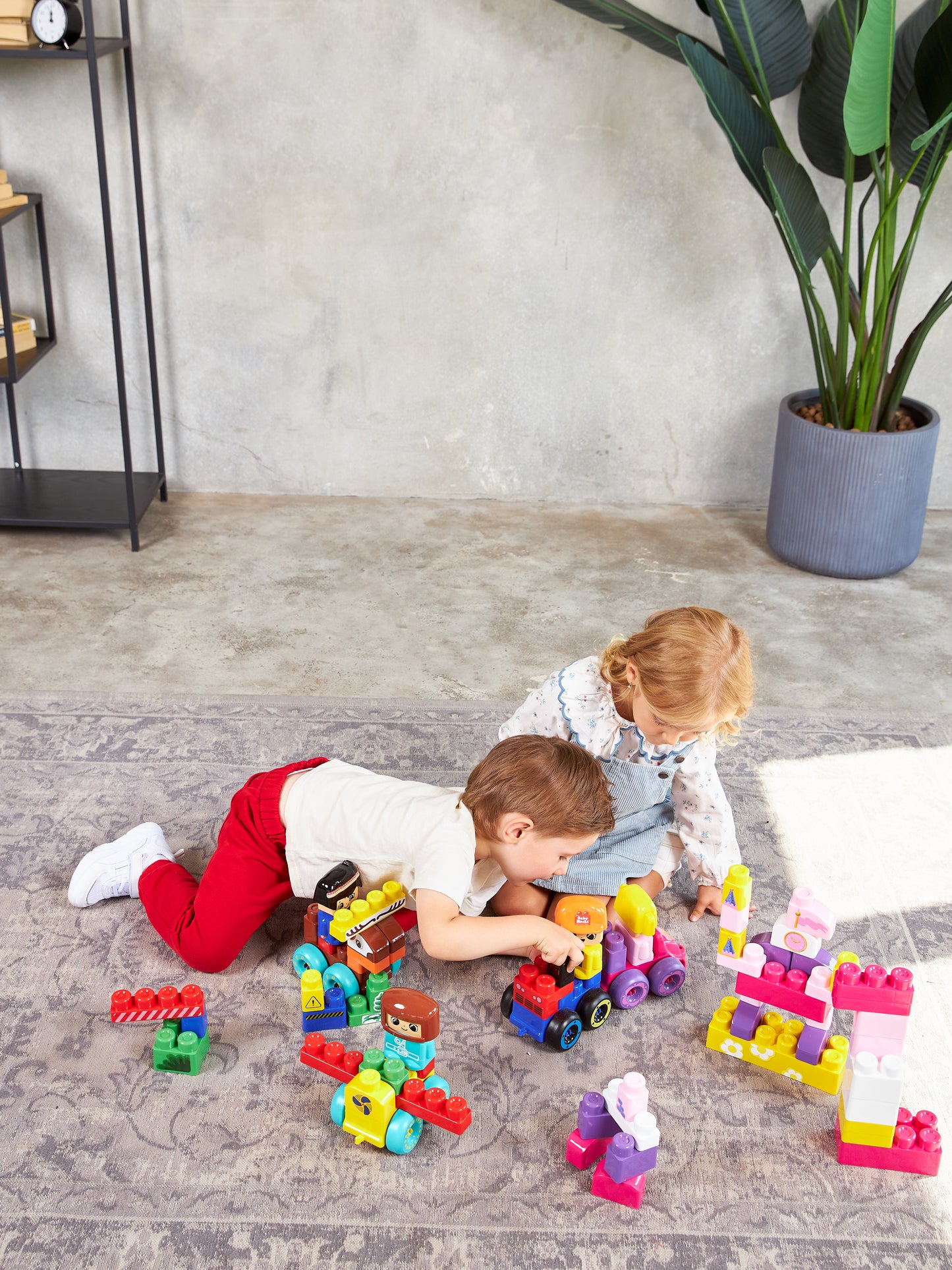 Конструктор пластиковый "Пит-стоп" 30 дет (Baby Blocks)