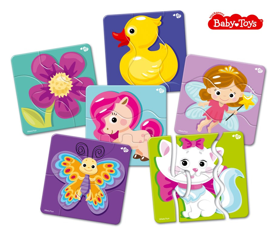 Пазлы ЗИГЗАГ "Для принцесс" 18 эл Baby Toys (макси)