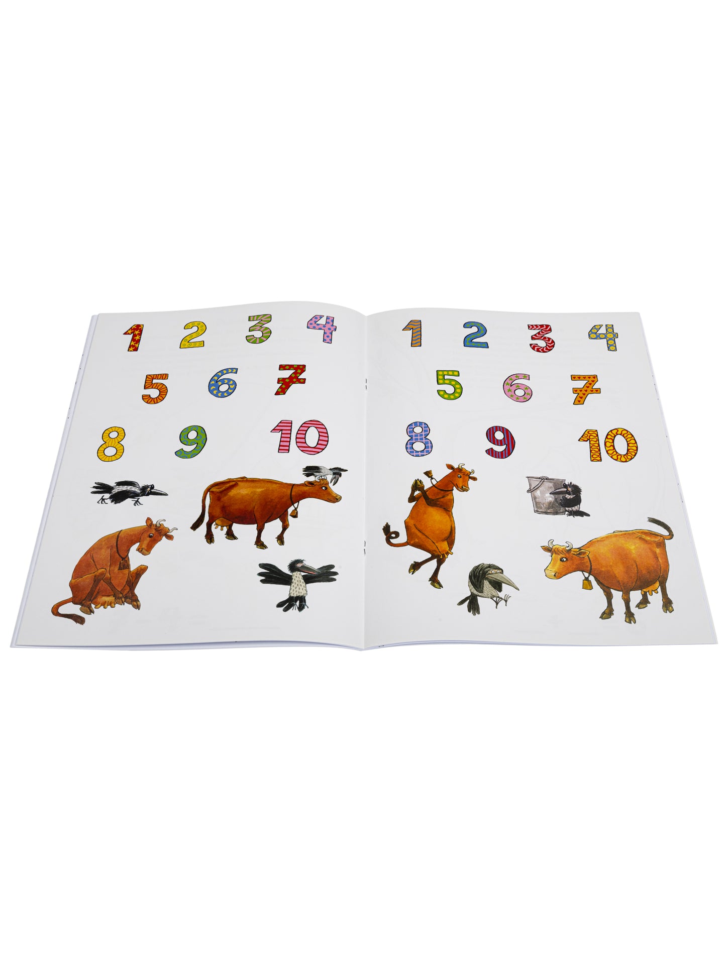 Мама Му и Кракс считают (книжка с заданиями и наклейками)