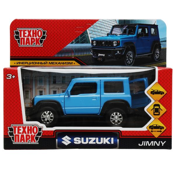 Технопарк. Модель "Suzuki Jimny" металл 11,5 см, двери, багаж, инерц, синий, арт.JIMNY-12-BUBK