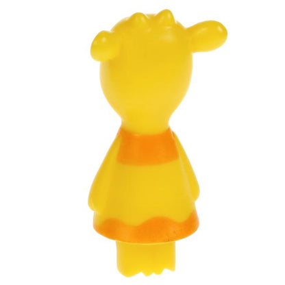 Игрушка для ванны Оранжевая корова Зо, 10см КАПИТОШКА в кор.200шт