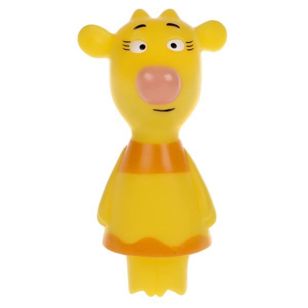 Игрушка для ванны Оранжевая корова Зо, 10см КАПИТОШКА в кор.200шт
