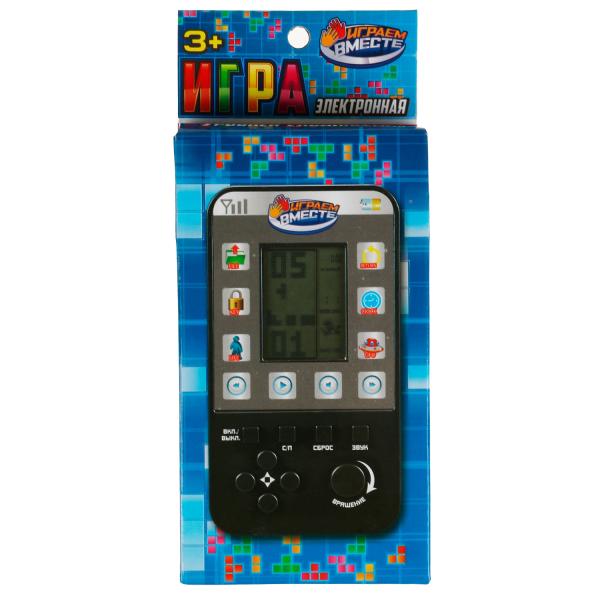Электронная логическая игра кор.6,6*12*2,3см ИГРАЕМ ВМЕСТЕ в кор.2*120шт