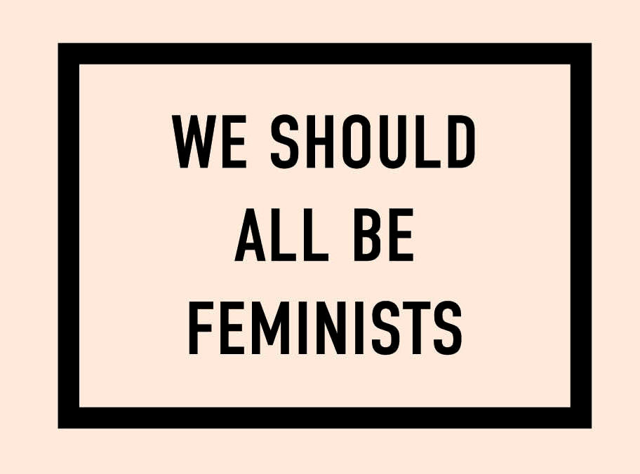 Кардхолдер. We should all be feminists (в форме книжки, 215х65 мм)