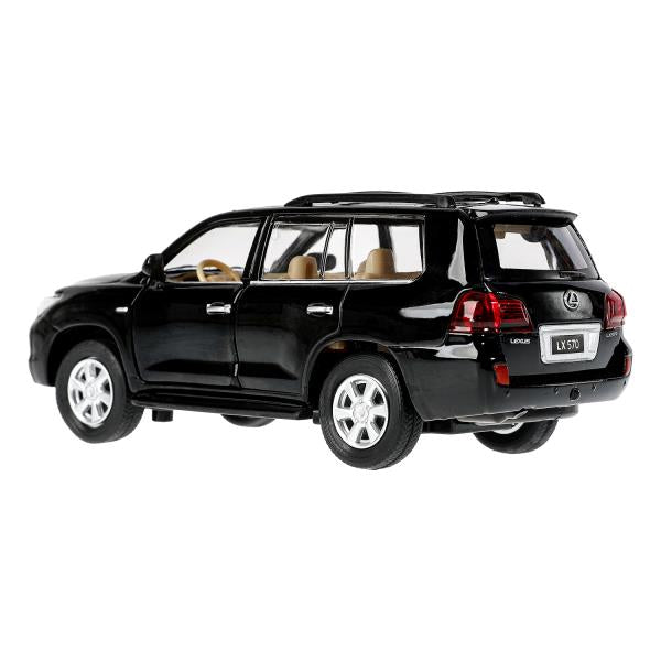 Машина металл свет-звук LEXUS LX570, 14,7 см, двери, багажник, инерция Технопарк в кор.2*24шт