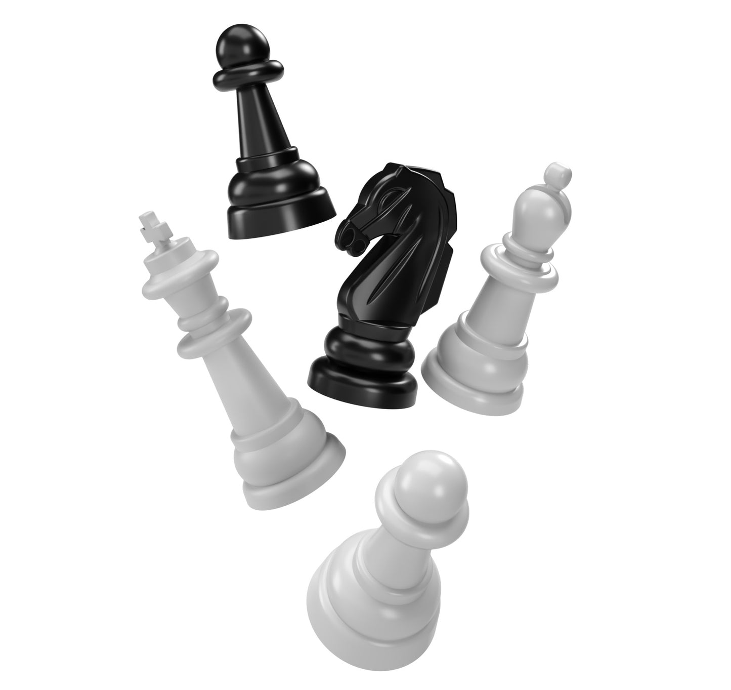 Игра настольная "Шахматы" (бол, беж) блистер