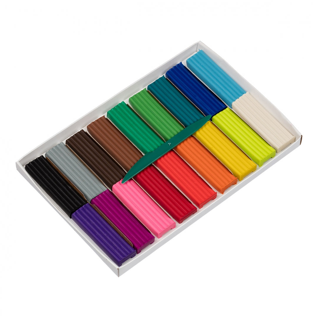 "Лео" "ШколаСад" Пластилин классический LMC-0118 360 г ( в картонной упаковке ) 18 цв. . LM