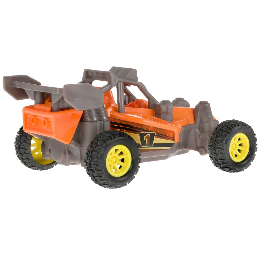 Технопарк. Машина "Багги" 13 см, пластик свет-звук, инерция, оранж, арт.1912C302-R