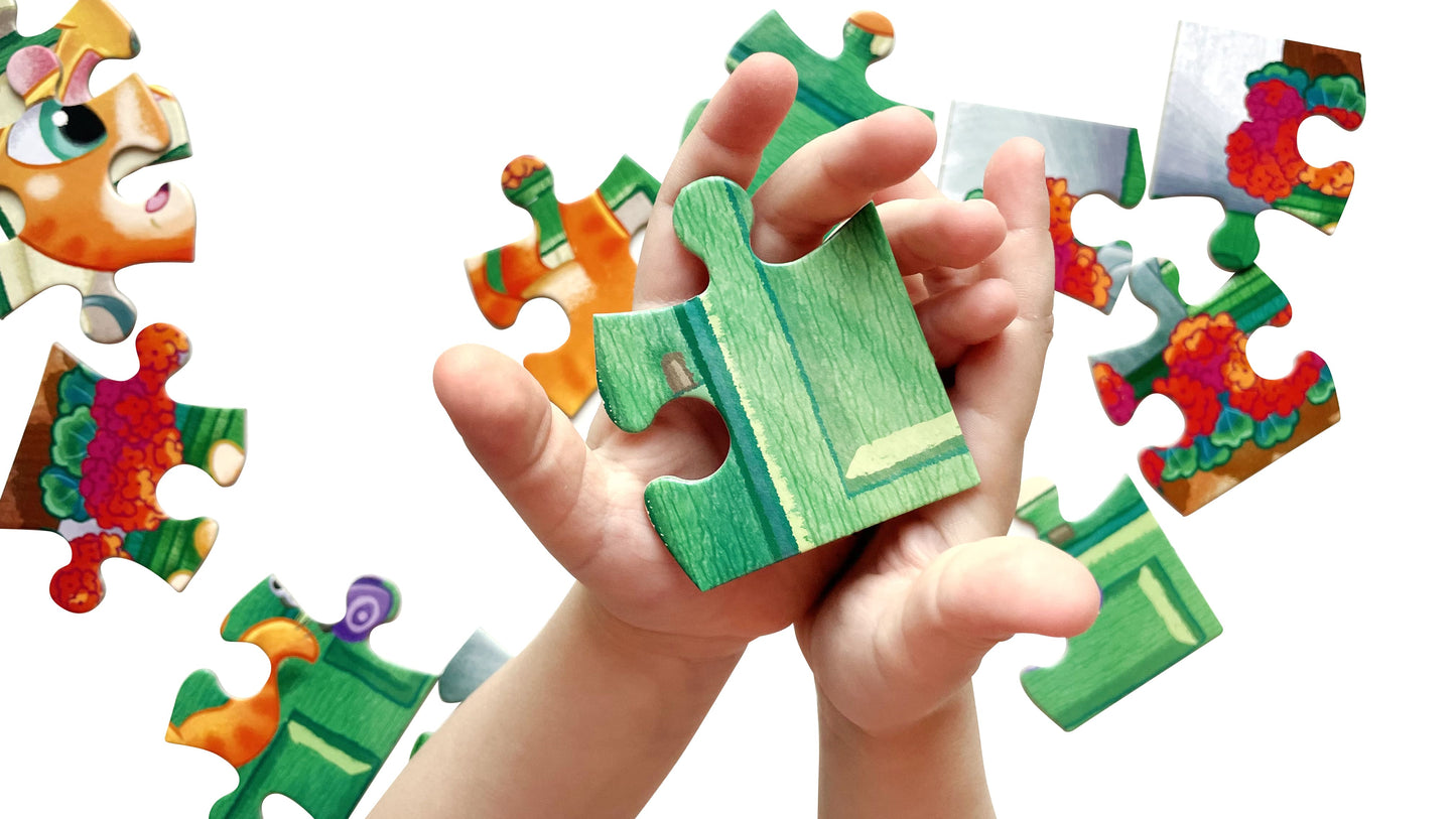 Пазл First Puzzle "Котик" (16 эл) Baby Toys