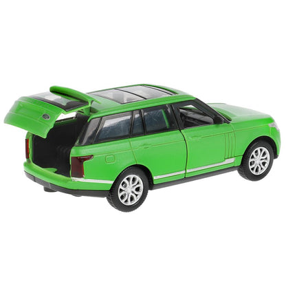 Машина металл RANGE ROVER VOGUE SOFT 12 см, двер, багаж, инер, зеленый, кор. Технопарк в кор.2*36шт