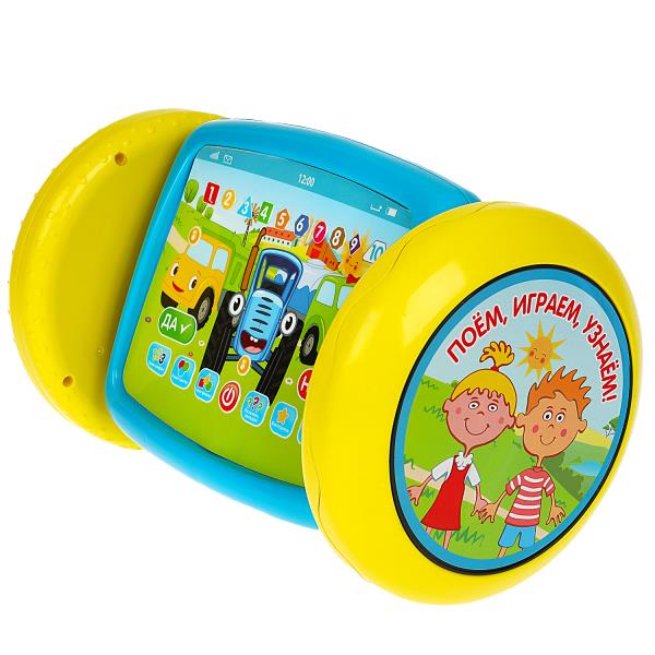 Планшет каталка 300 + песен, звуков и фраз СИНИЙ ТРАКТОР на бат, в кор. Умка в кор.24шт