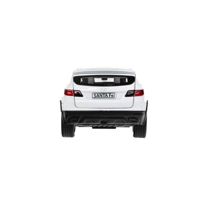 Машина металл HYUNDAI SANTAFE 12 см, двери, багаж, инерц, белый, кор. Технопарк в кор.2*36шт