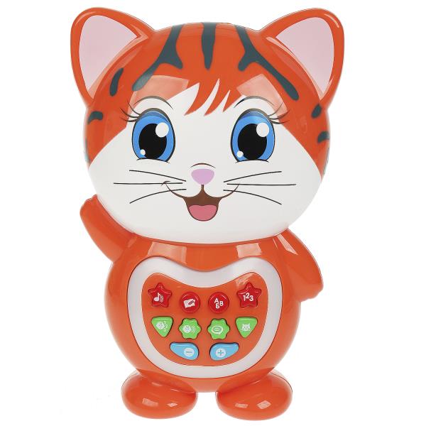 Котик сказочник Шаинский музыка 100+ стихов,песен и звуков.свет.кор.бат. Умка в кор.36шт