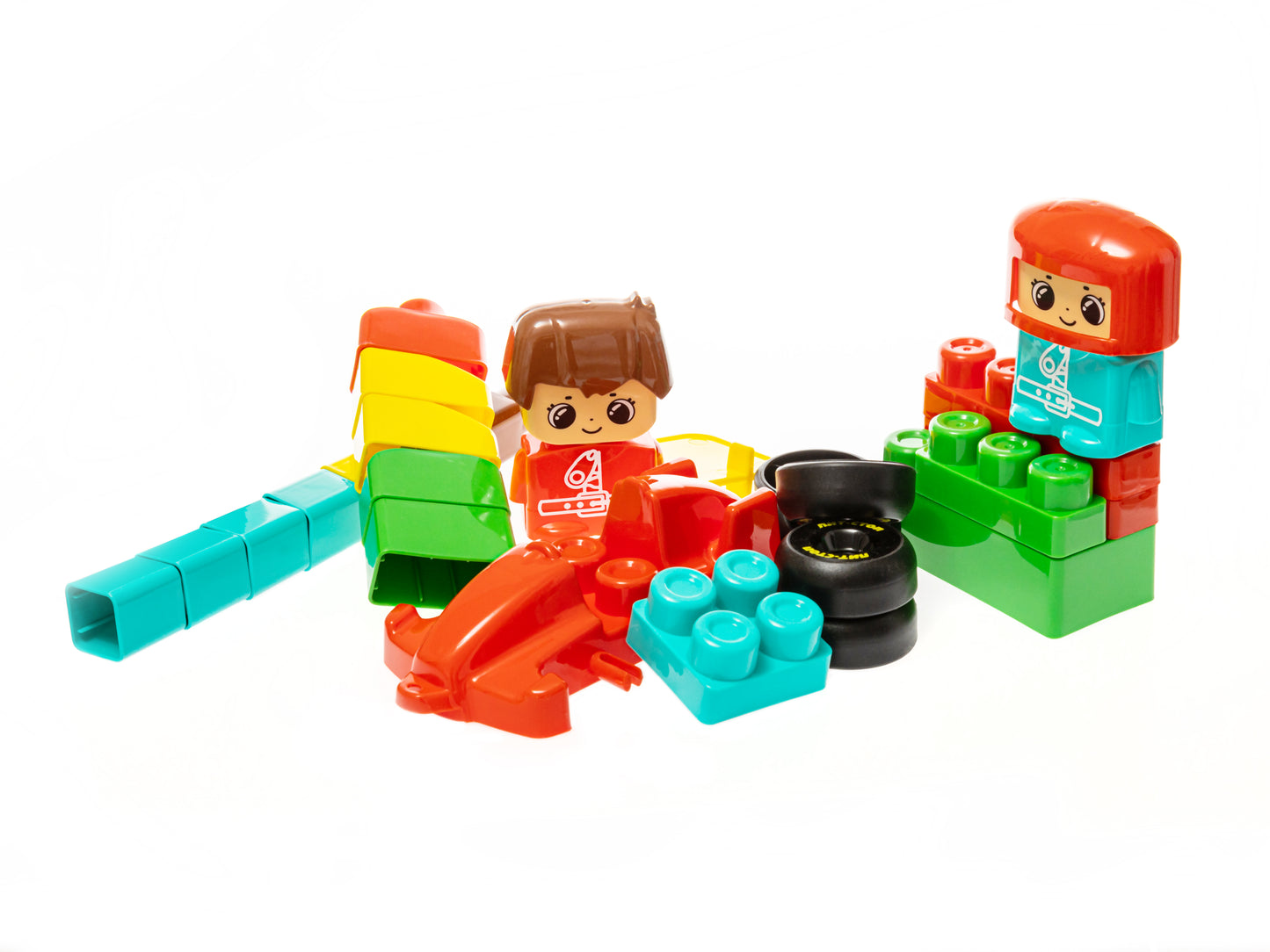 Конструктор пластиковый "Пит-стоп" 30 дет (Baby Blocks)