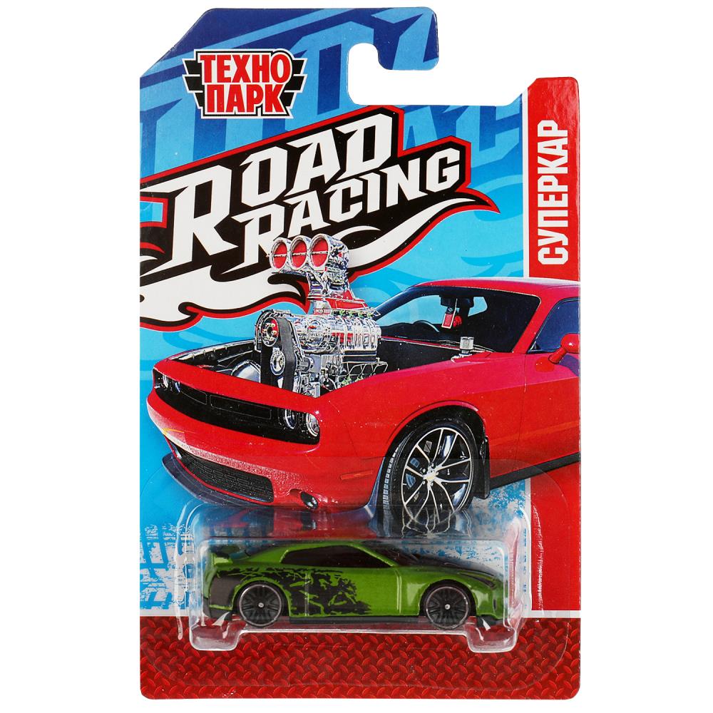 Машина металл ROAD RACING СУПЕРКАР 7,5 см, в ассорт, блист. Технопарк в кор.2*360шт