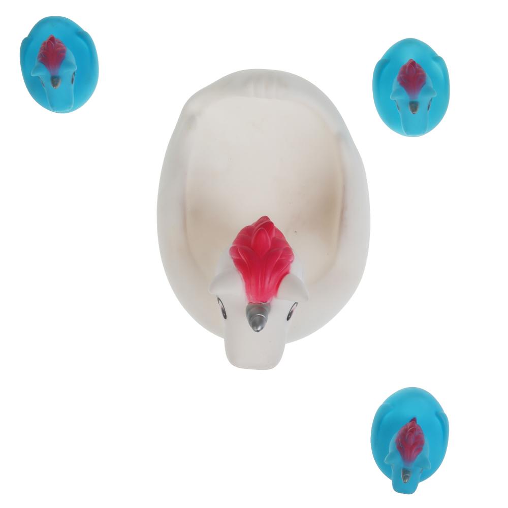 Игрушка для ванны единорог-мыльница ИГРАЕМ ВМЕСТЕ в кор.2*72шт