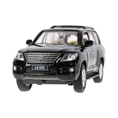 Машина металл свет-звук LEXUS LX570, 14,7 см, двери, багажник, инерция Технопарк в кор.2*24шт