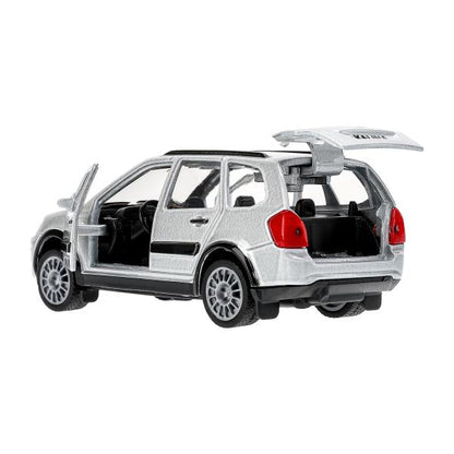 Машина металл LADA kalina cross 12 см, дв, багаж, инерц., кор. Технопарк в кор.2*24шт