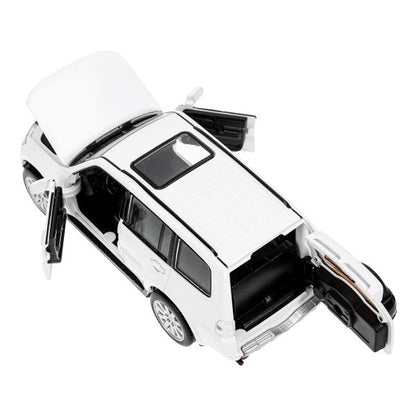 Машина металл свет-звук MITSUBISHI pajero 4wd turbo,14,5 см, двери, инерция Технопарк в кор.2*24шт