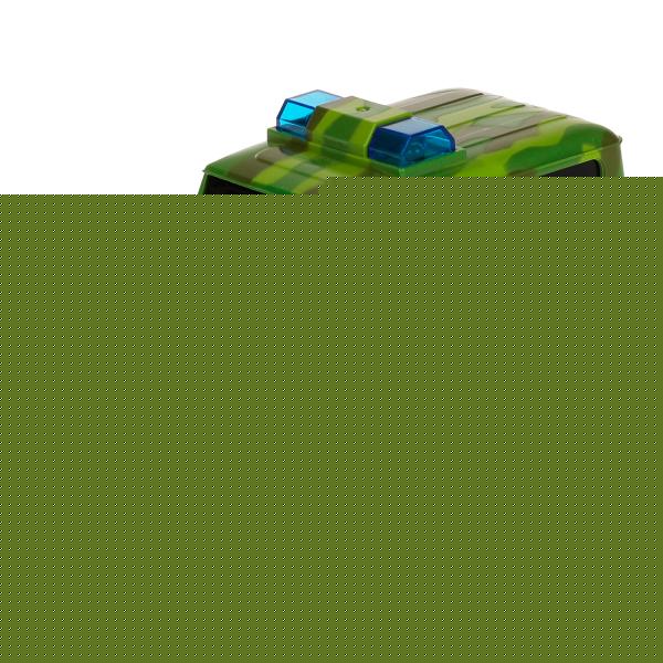 Машина пластик свет-звук UAZ HUNTER ВОЕННЫЙ 15 см, 2 кноп, инер, камуф, кор. Технопарк в кор.48шт