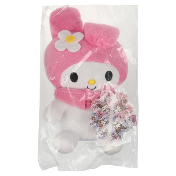Игрушка мягкая Kuromi San RIO зайка мелоди 17см без чипа в пакете МУЛЬТИ-ПУЛЬТИ в кор.24шт