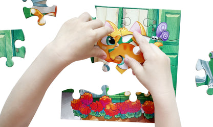 Пазл First Puzzle "Котик" (16 эл) Baby Toys