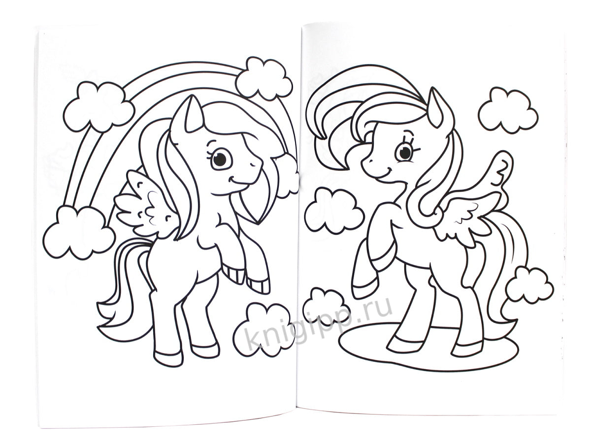 СУПЕРРАСКРАСКА. ВОЛШЕБНЫЕ ЛОШАДКИ