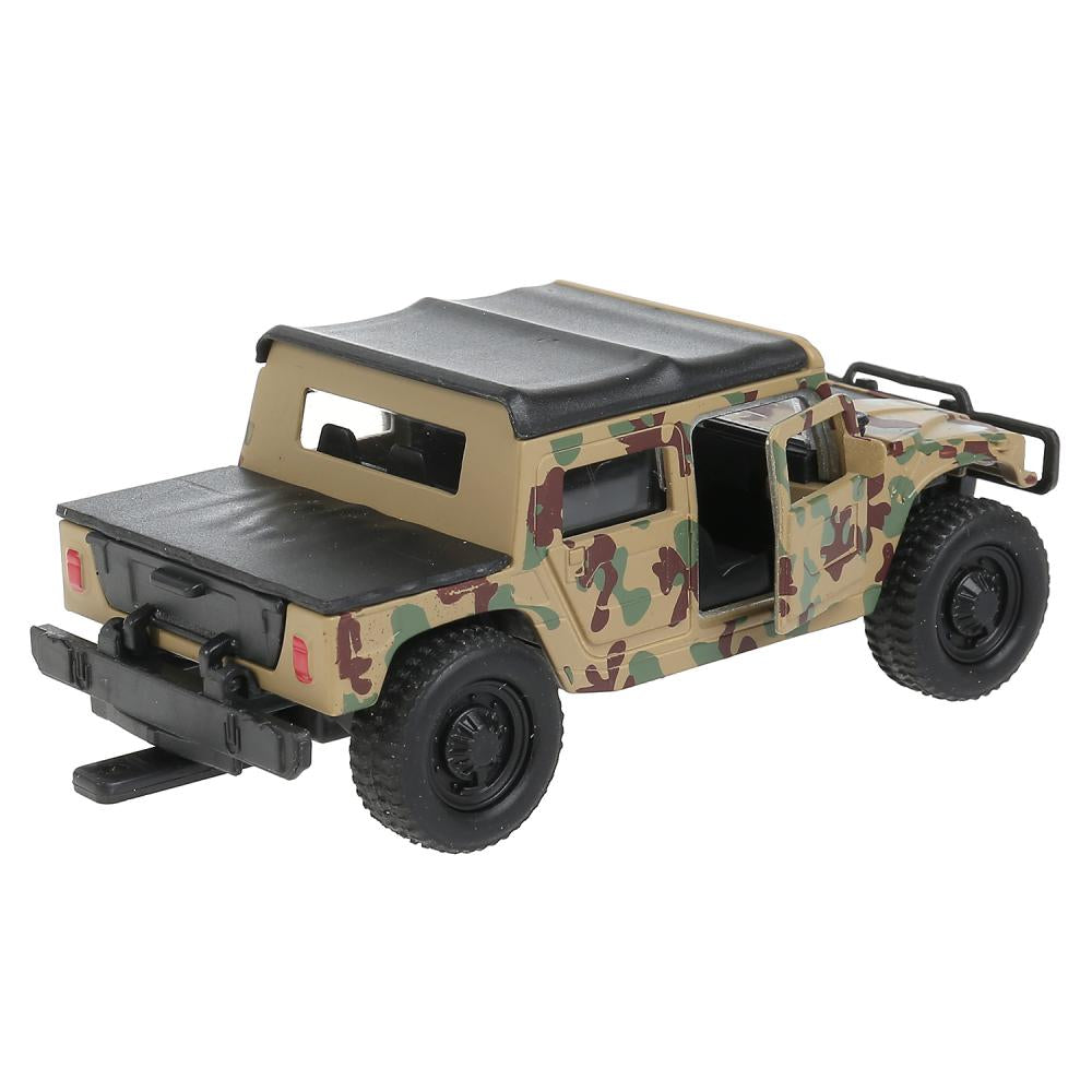 Машина металл HUMMER h1 вс ПИКАП, 11 см, дв., баг., инер.+пушка, кор Технопарк в кор.2*12шт