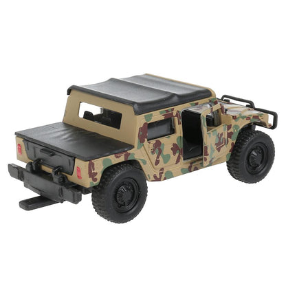 Машина металл HUMMER h1 вс ПИКАП, 11 см, дв., баг., инер.+пушка, кор Технопарк в кор.2*12шт
