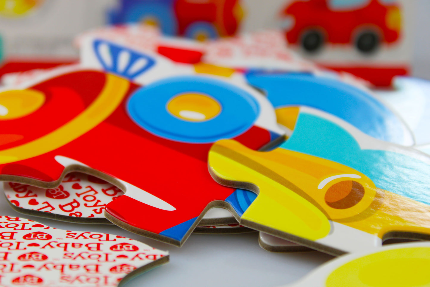 Пазлы контурные "Транспорт" Baby Toys (5 карт. 15 эл)
