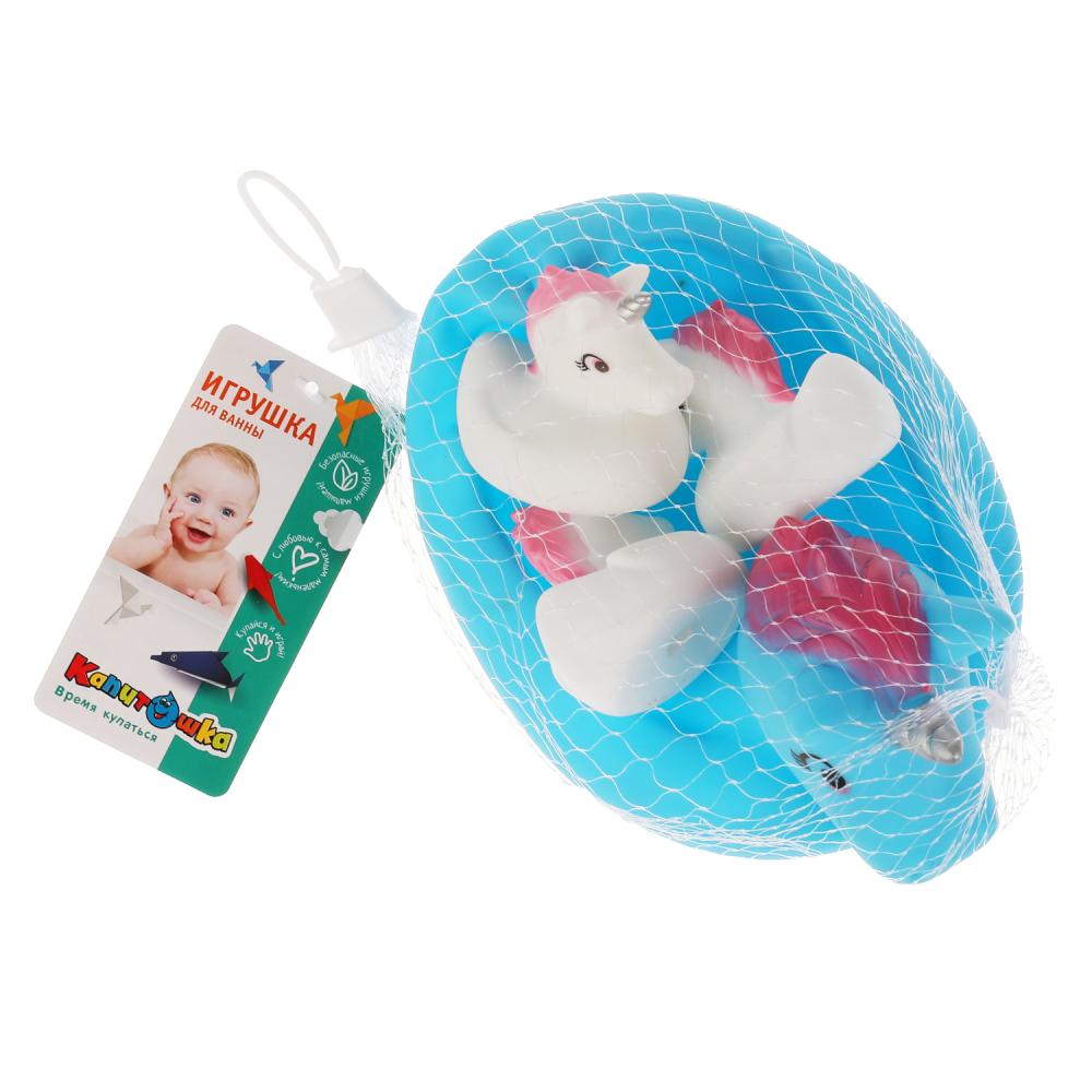 Игрушка для ванны единорог-мыльница ИГРАЕМ ВМЕСТЕ в кор.2*72шт
