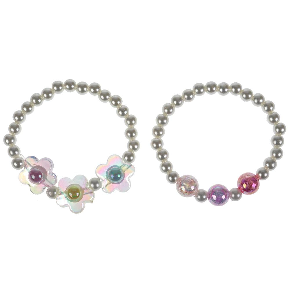 Аксессуары д/девочек СКАЗОЧНЫЙ ПАТРУЛЬ браслет цветы, 2шт в пак. МИЛАЯ ЛЕДИ уп-10шт в кор.100уп