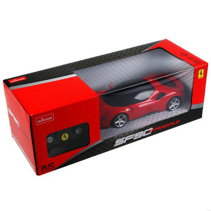 Машина р/у ferrari sf90 stradale 1:18 в кор. Rastar в кор.6шт