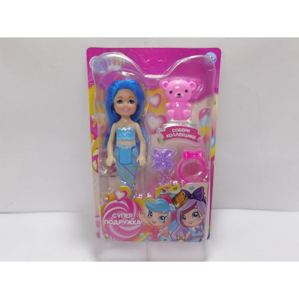 Кукла 12см, набор аксессуаров, на блистере Тутти в кор.2*120шт