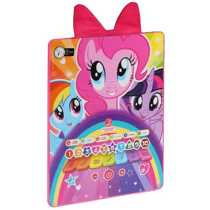 Сенсорный планшет.7 песен из м/ф, 9 режимов, текстильные вставки, "my little pony" "Умка" в кор.40шт