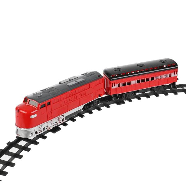 Железная дорога р/у, свет-звук, длина пути 130см, кор.53*31*5,5см ИГРАЕМ ВМЕСТЕ в кор.24шт