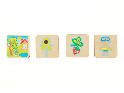 ДК.Игра развивающая деревянная "Времена года" арт.00741