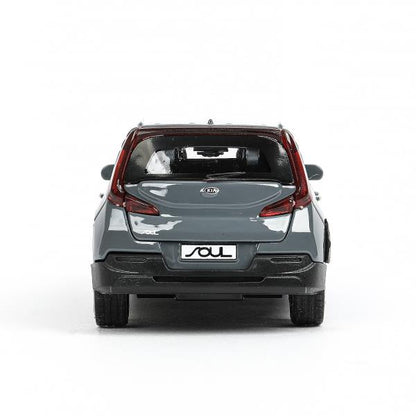 Технопарк. Модель "Kia Soul" 12 см, металл, двери, багаж., инерц, темно-серый, кор. арт.SOUL-12-DGR