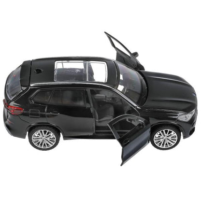 Машина металл BMW X5 M-SPORT 12 см, двери, багаж, инерц, черн, кор. Технопарк в кор.2*36шт