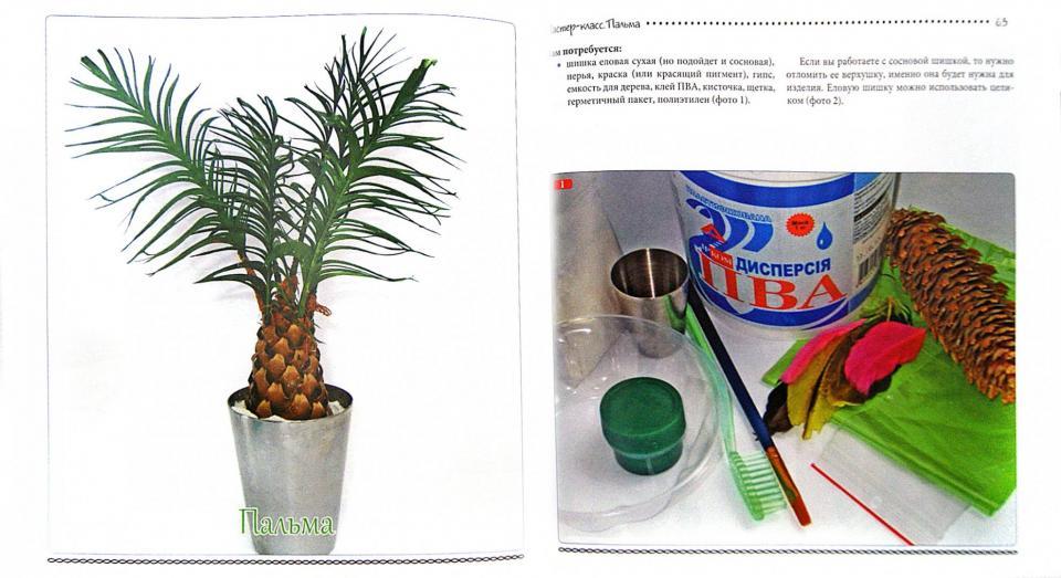 Миниатюрный бонсай из подручных материалов