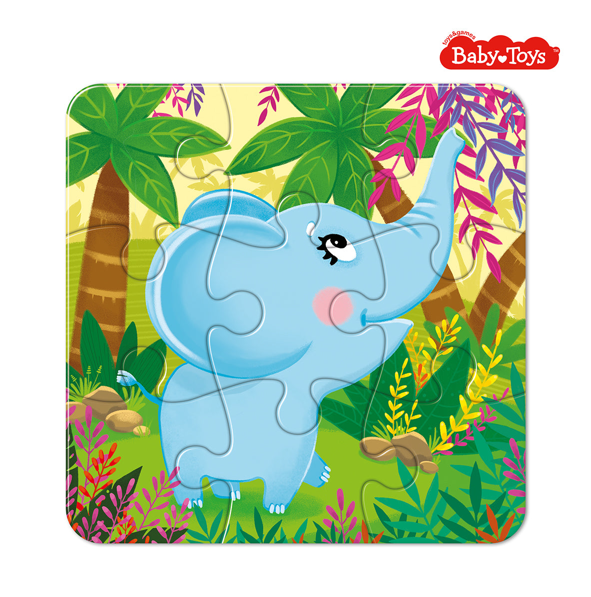 Пазл First Puzzle "Слоненок" (9 эл) Baby Toys