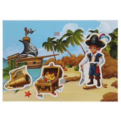 Пираты. Игра с липучками в коробке. Умные игры в кор.20шт