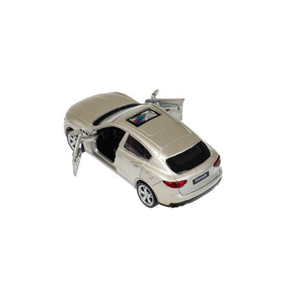 Технопарк. Модель "Maserati Levante Hybrid" 11,5 см, металл, двери, инерц., серебристый, арт.67348