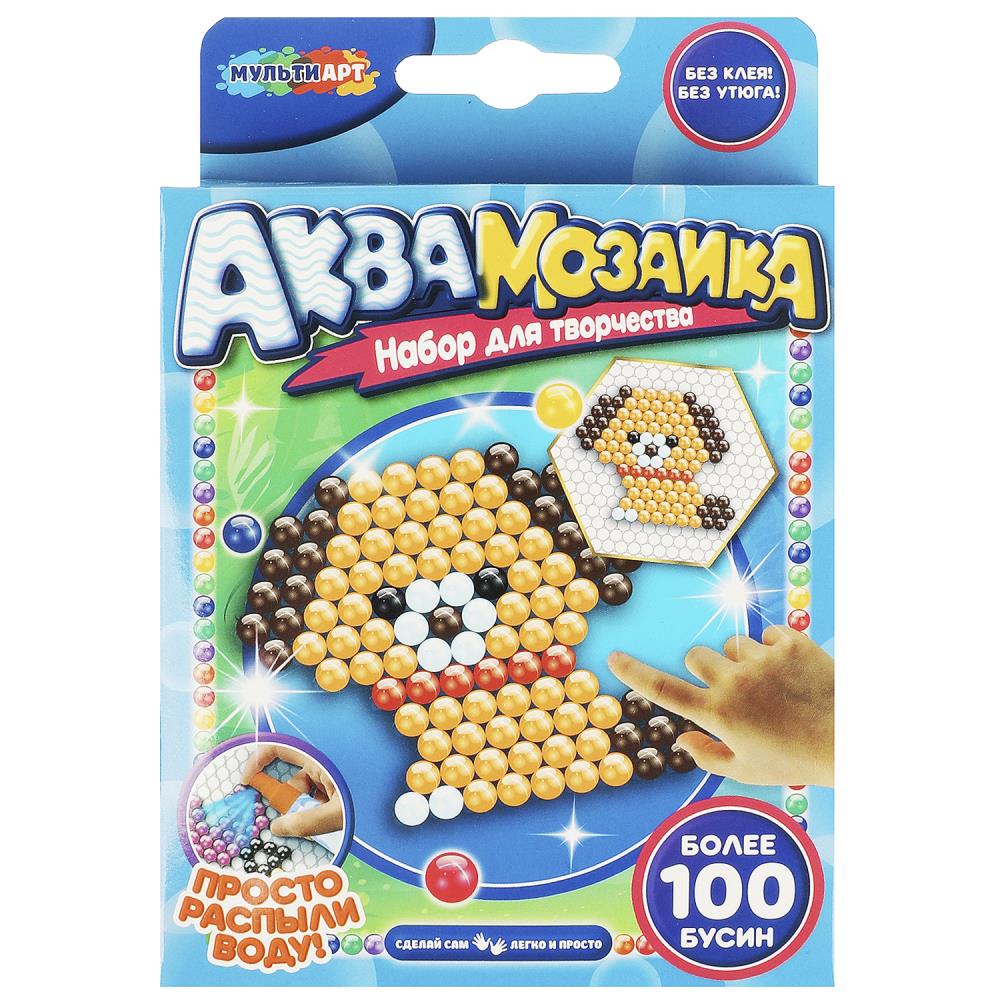 Аквамозаика 100 бусин собака МУЛЬТИ АРТ в кор.48шт
