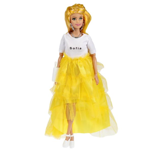 Кукла 29 см София, руки и ноги сгиб, с маникюром, акс, кор КАРАПУЗ в кор.24шт