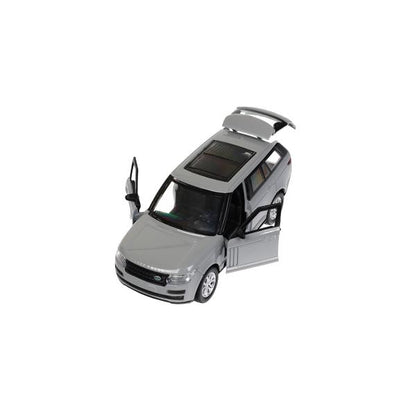Машина металл RANGE ROVER VOGUE 12 см, двери, багаж, темно-серый, кор. Технопарк в кор.2*36шт