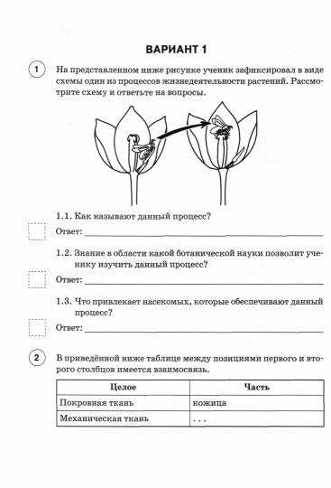 Биология. 6-й класс. ВПР. Линейная программа. 10 тренировочных вариантов. НОВИНКА (Легион)