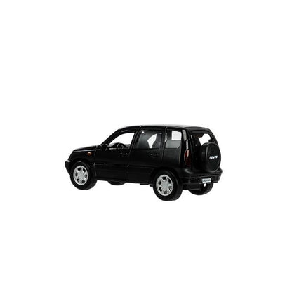 Машина металл LADA NIVA длина 12 см, двери, багаж, инерц, черный, кор. Технопарк в кор.2*36шт