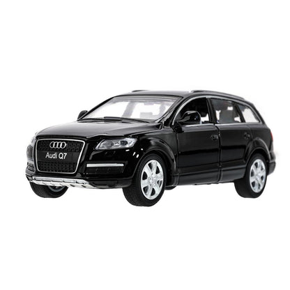 Машина металл свет-звук AUDI Q7, 15,4 см, двери, капот, багажник, инерция Технопарк в кор.2*24шт